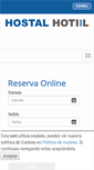 Mobile Screenshot of hostalhotil.com